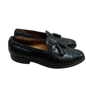 Allen Edmonds Dalton Kilite Tassel Loafer Shoe Mens Size 10 Black Leather